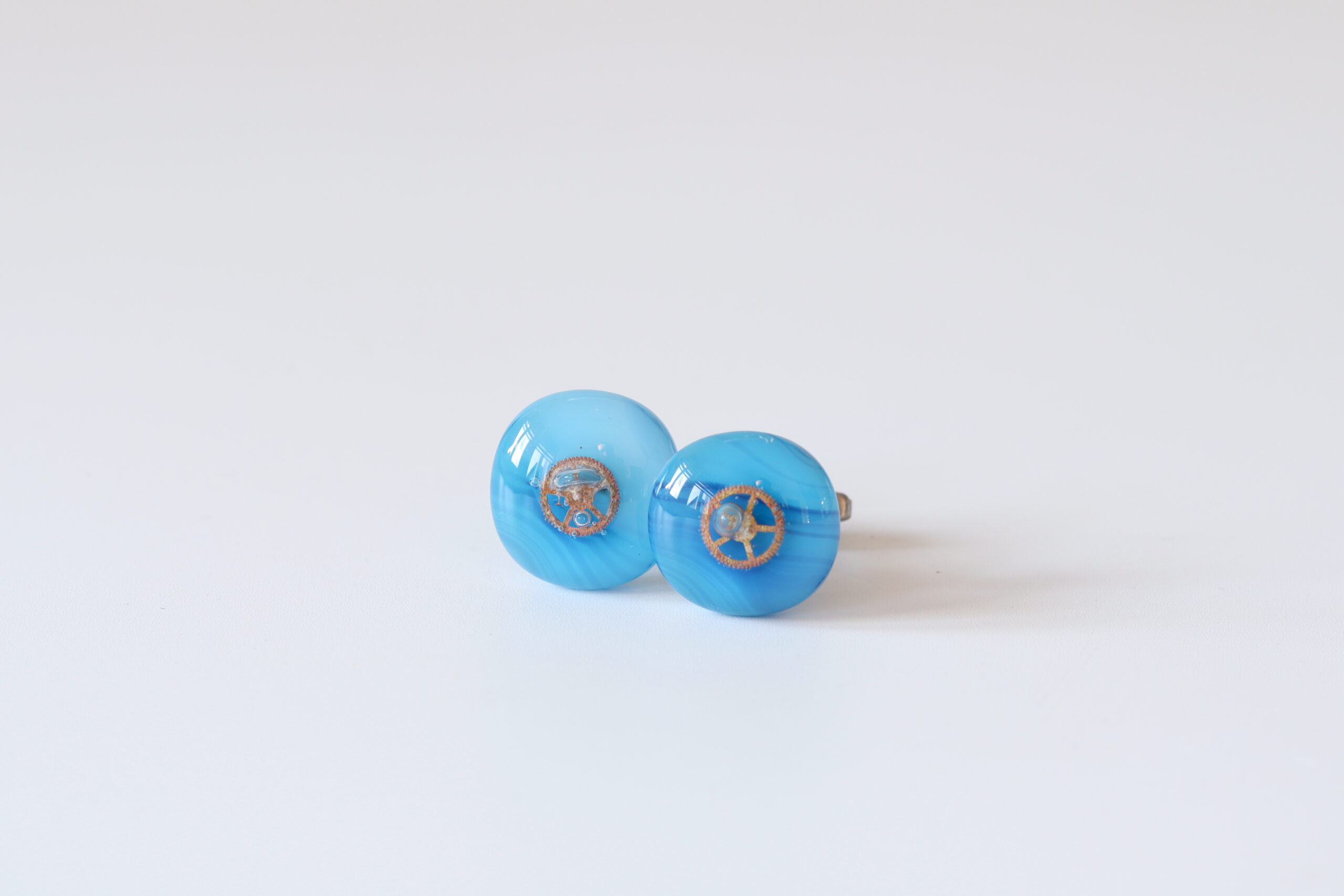 Manžetové knoflíčky Engineer turquoise